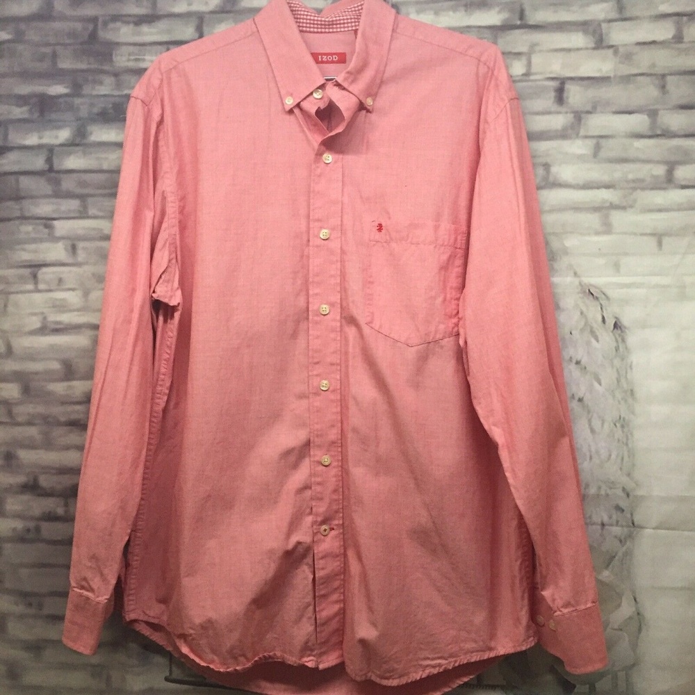 Izod Button Up Shirt Size M